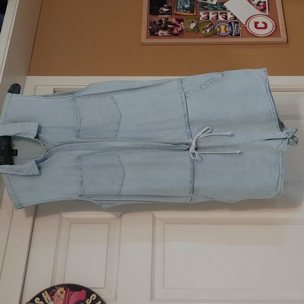 Denim Romper